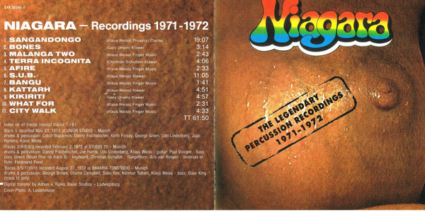 The Legendary Percussion Recordings 1971 - 1972